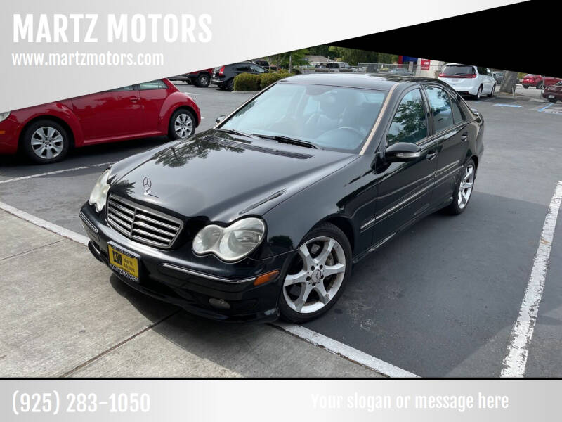 2007 Mercedes-Benz C-Class for sale at MARTZ MOTORS in Pleasant Hill CA