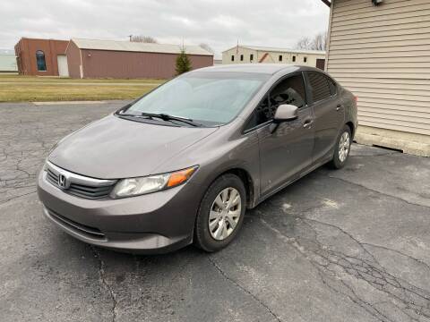 2012 Honda Civic for sale at MARK CRIST MOTORSPORTS in Angola IN