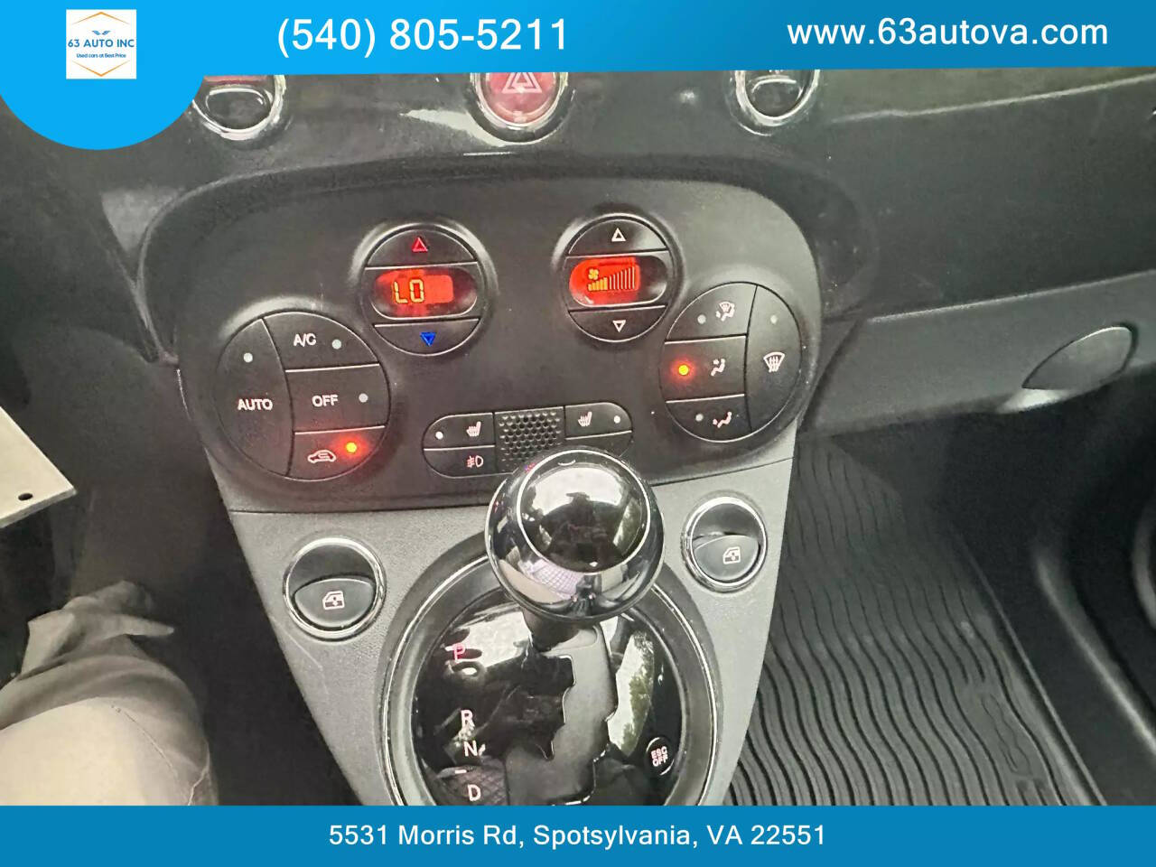 2013 FIAT 500 for sale at 63 Auto Inc in Spotsylvania, VA