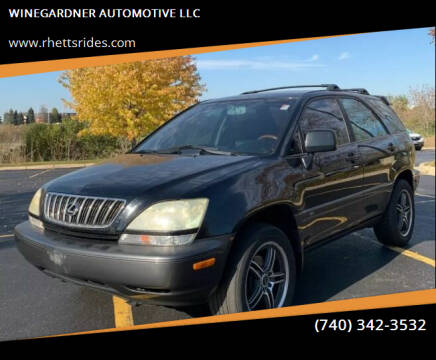 2002 Lexus RX 300 for sale at WINEGARDNER AUTOMOTIVE LLC in New Lexington OH