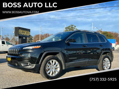 2014 Jeep Cherokee for sale at BOSS AUTO LLC in Norfolk VA