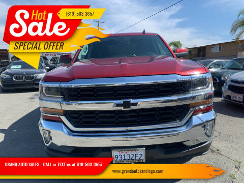 2018 Chevrolet Silverado 1500 for sale at GRAND AUTO SALES - CALL or TEXT us at 619-503-3657 in Spring Valley CA