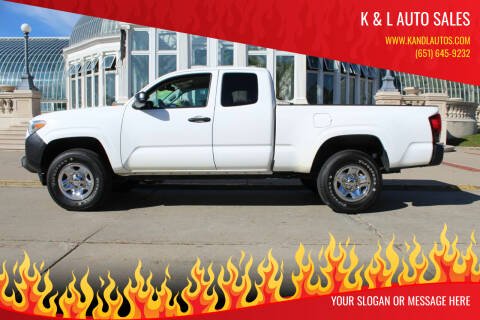 2019 Toyota Tacoma for sale at K & L Auto Sales in Saint Paul MN