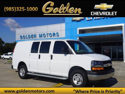 2022 Chevrolet Express for sale at GOLDEN MOTORS in Cut Off LA