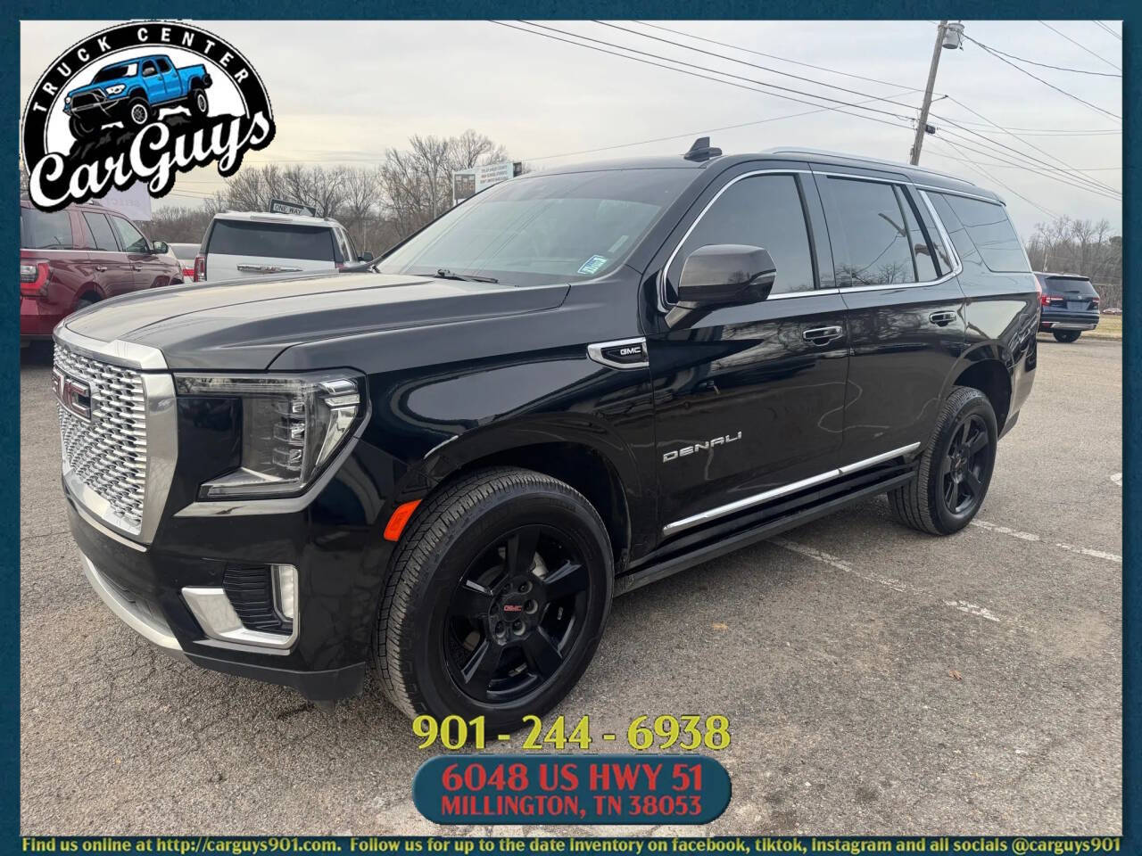 Black 2021 GMC Yukon Denali 4x2 Denali 4dr SUV 2