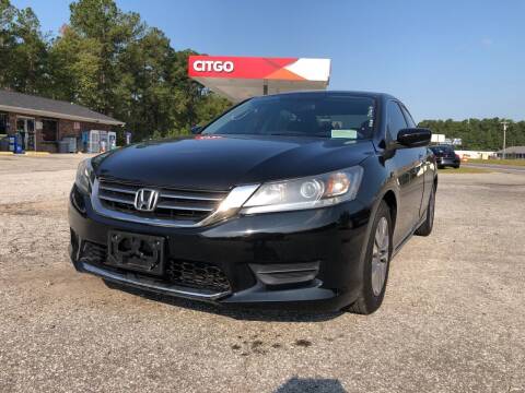 2013 Honda Accord for sale at County Line Car Sales Inc. in Delco NC
