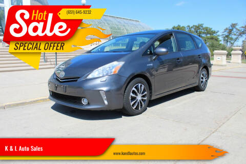 2014 Toyota Prius for sale at K & L Auto Sales in Saint Paul MN