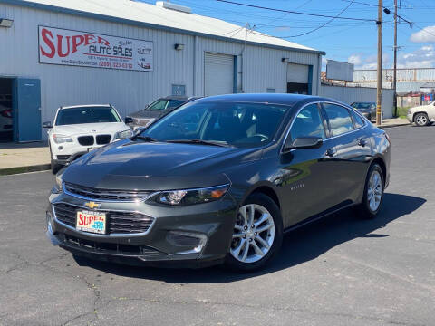 2018 Chevrolet Malibu for sale at SUPER AUTO SALES STOCKTON in Stockton CA