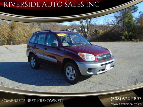 2005 Toyota RAV4 for sale at RIVERSIDE AUTO SALES INC in Somerset MA