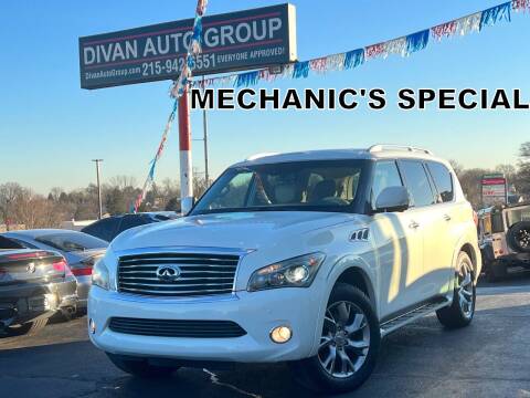 2013 Infiniti QX56 for sale at Divan Auto Group in Feasterville Trevose PA