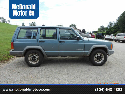 1999 Jeep Cherokee for sale at McDonald Motor Co in Harrisville WV