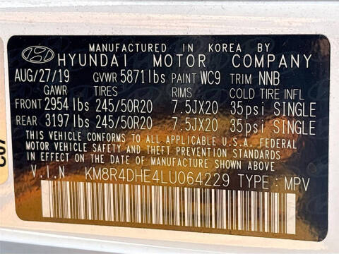 2020 Hyundai Palisade SEL