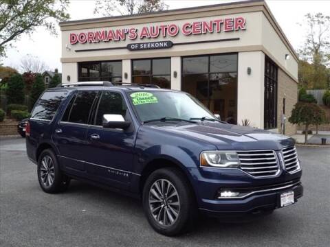 2016 Lincoln Navigator for sale at DORMANS AUTO CENTER OF SEEKONK in Seekonk MA