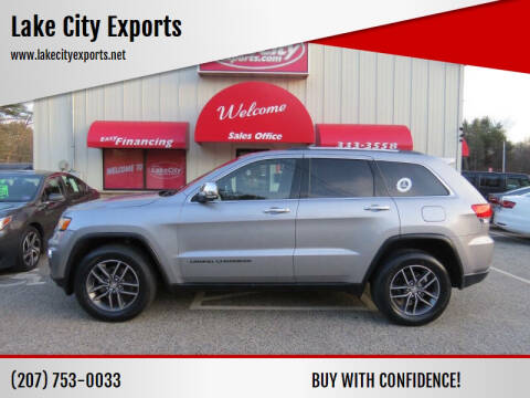 2017 Jeep Grand Cherokee for sale at Lake City Exports in Auburn ME