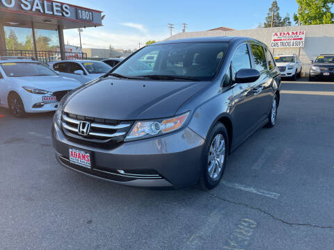 2014 Honda Odyssey for sale at Adams Auto Sales Sacramento in Sacramento CA