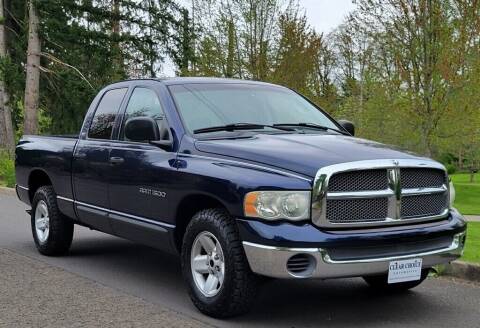 2002 Dodge Ram 1500 for sale at CLEAR CHOICE AUTOMOTIVE in Milwaukie OR