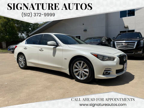 2017 Infiniti Q50 for sale at Signature Autos in Austin TX