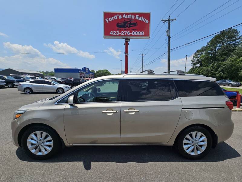2015 Kia Sedona for sale at Ford's Auto Sales in Kingsport TN