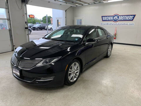 2016 Lincoln MKZ Hybrid for sale at Brown Brothers Automotive Sales And Service LLC in Hudson Falls NY