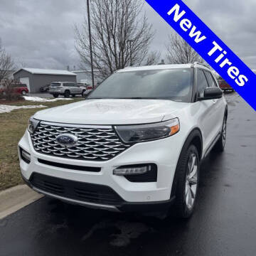 2021 Ford Explorer for sale at MIDLAND CREDIT REPAIR in Midland MI