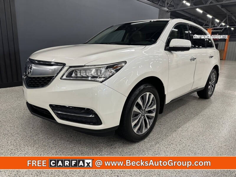 2014 Acura MDX for sale at Becks Auto Group in Mason OH