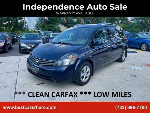 2009 Nissan Quest for sale at Independence Auto Sale in Bordentown NJ