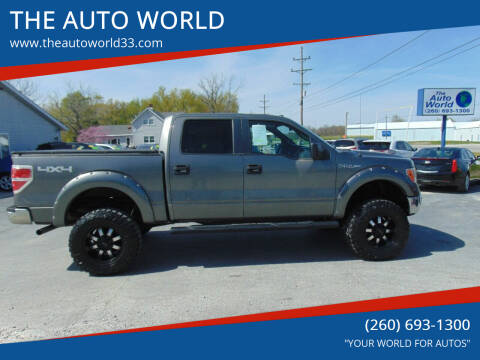 2014 Ford F-150 for sale at THE AUTO WORLD in Churubusco IN