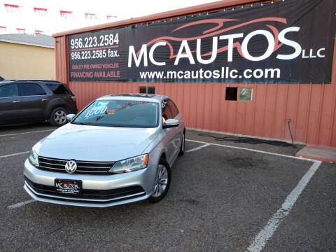 2016 Volkswagen Jetta for sale at MC Autos LLC in Pharr TX