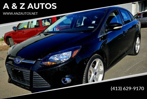 2014 Ford Focus for sale at A & Z AUTOS in Westfield MA