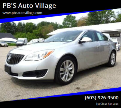 2015 Buick Regal for sale at PB'S Auto Village in Hampton Falls NH