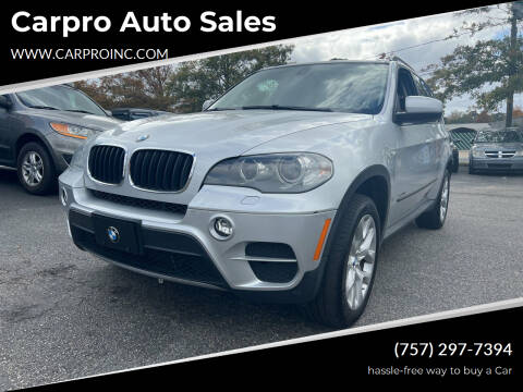 2012 BMW X5 for sale at Carpro Auto Sales in Chesapeake VA