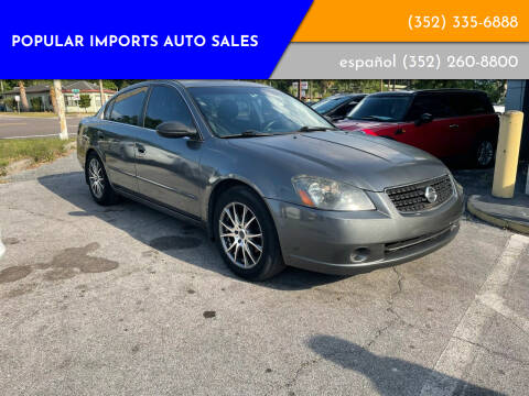 2006 Nissan Altima for sale at Popular Imports Auto Sales - Popular Imports-InterLachen in Interlachehen FL