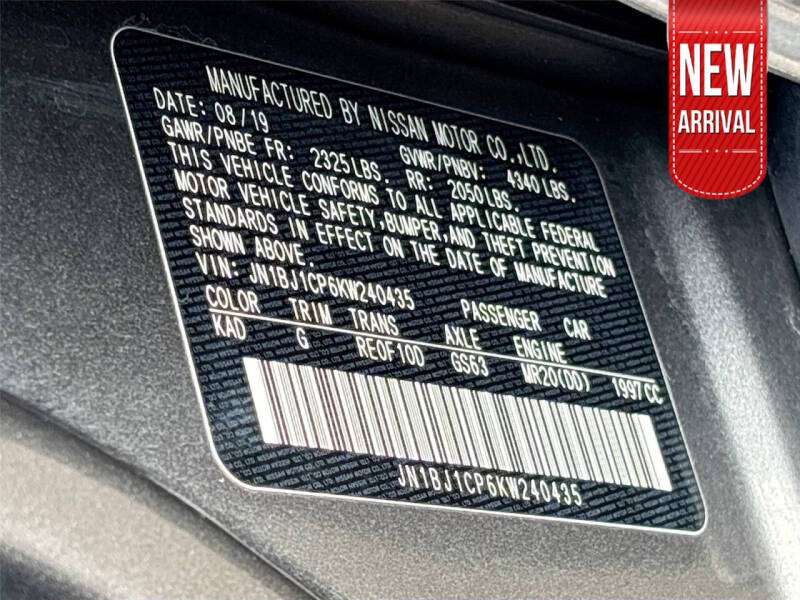 2019 Nissan Rogue Sport S