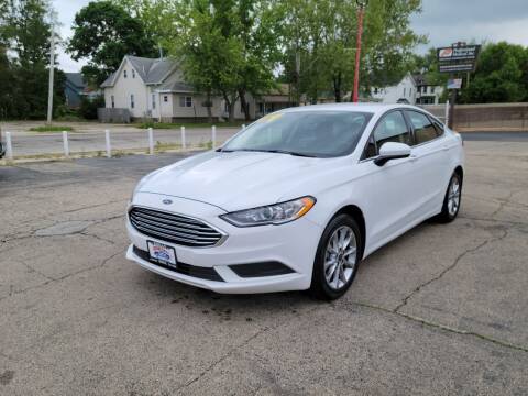 2017 Ford Fusion for sale at Bibian Brothers Auto Sales & Service in Joliet IL