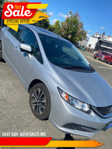 2015 Honda Civic for sale at EAST SIDE AUTO SALES INC in Paterson NJ