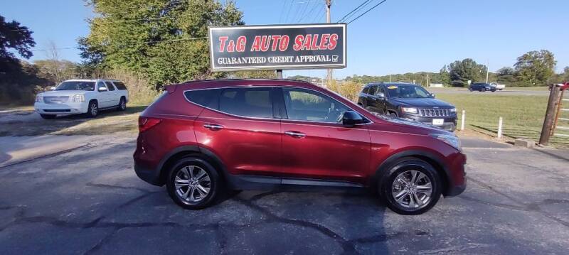 2014 Hyundai Santa Fe Sport for sale at T & G Auto Sales in Florence AL
