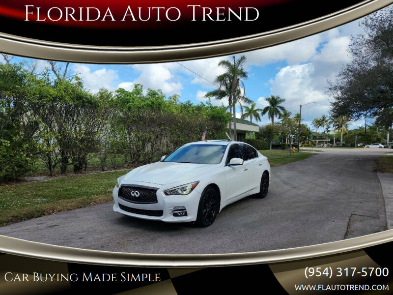 2015 Infiniti Q50 for sale at Florida Auto Trend in Plantation FL