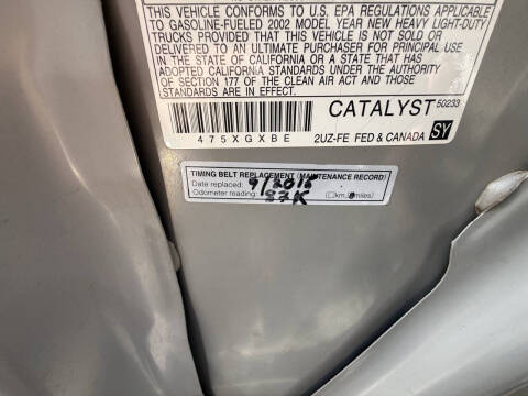 2002 Toyota Tundra SR5 V8