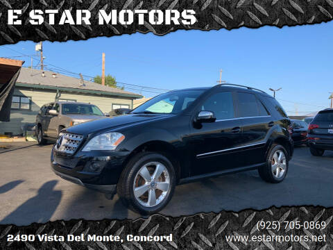 2010 Mercedes-Benz M-Class for sale at E STAR MOTORS in Concord CA