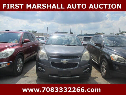 2010 Chevrolet Equinox for sale at First Marshall Auto Auction in Harvey IL