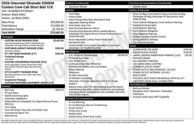 2026 Chevrolet Silverado 2500HD