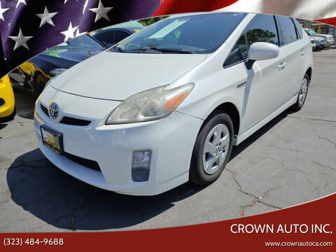 2011 Toyota Prius for sale at CROWN AUTO INC, in South Gate CA