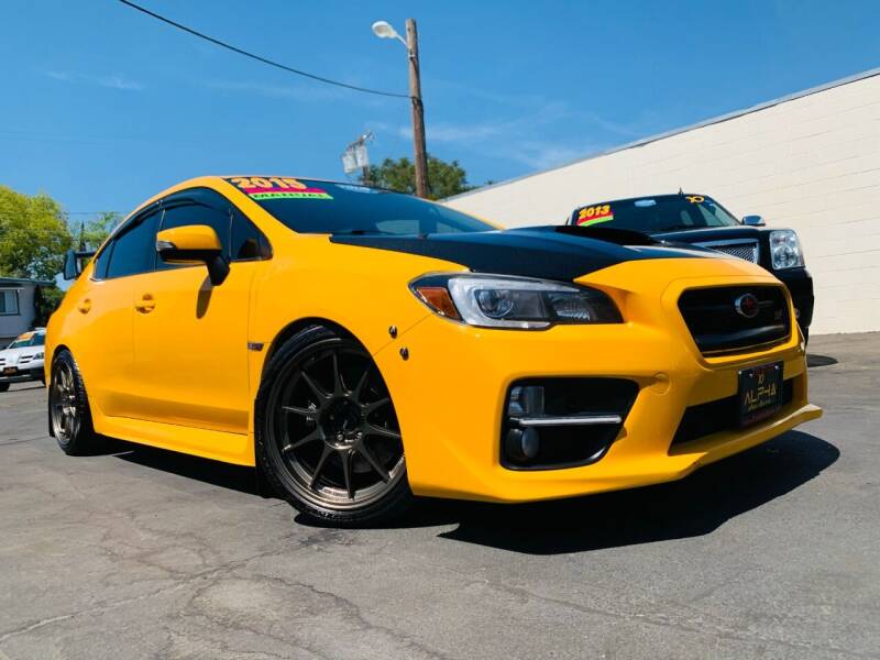 2015 Subaru WRX for sale at Alpha AutoSports in Roseville CA
