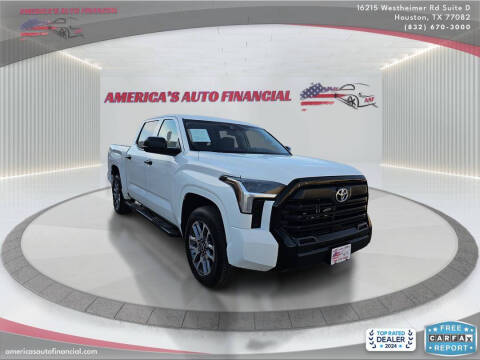 2023 Toyota Tundra for sale at America's Auto Financial in Houston TX