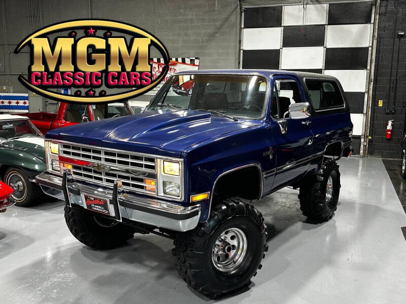 1984 Chevrolet Blazer for sale at MGM CLASSIC CARS in Addison IL