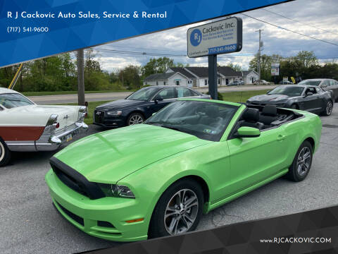 2014 Ford Mustang for sale at R J Cackovic Auto Sales, Service & Rental in Harrisburg PA