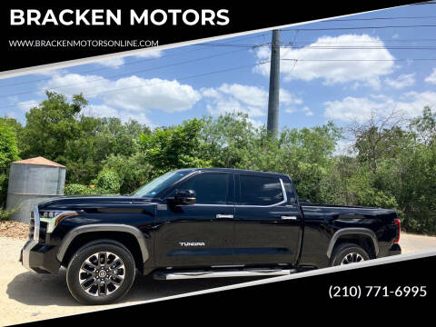 2023 Toyota Tundra for sale at BRACKEN MOTORS in San Antonio TX