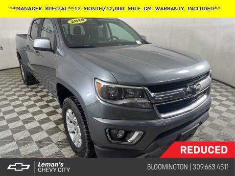 2018 Chevrolet Colorado for sale at Leman's Chevy City in Bloomington IL