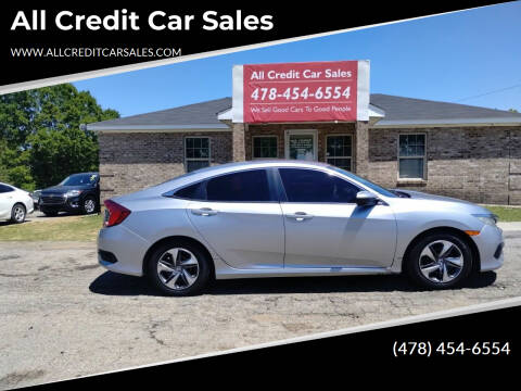 2018 Honda Civic for sale at All Credit Car Sales in Milledgeville GA