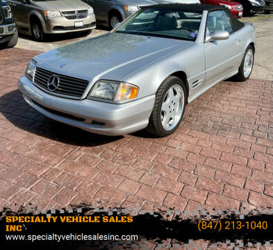 2001 Mercedes-Benz SL-Class for sale at SPECIALTY VEHICLE SALES INC in Skokie IL